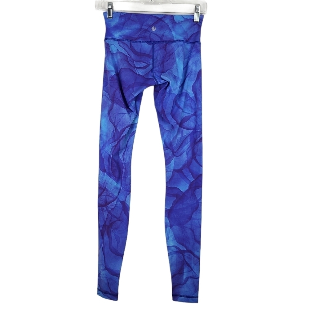Lululemon Wunder Under Pant III Midnight Tulle Multi Sz 4 - Picture 2 of 7